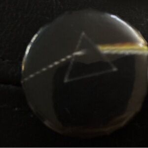 Pink Floyd Black and White Button